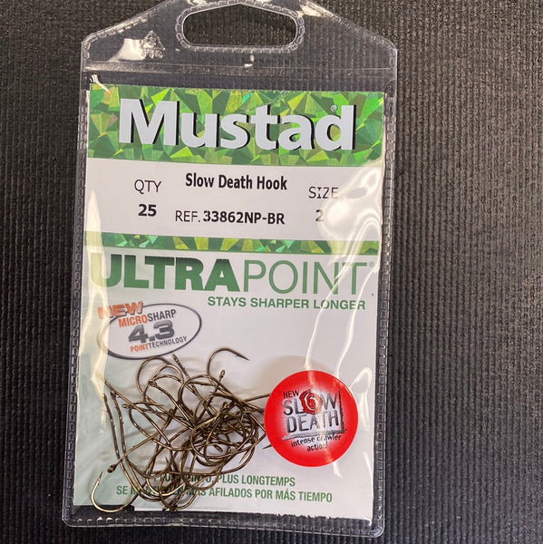 Mustad Slow Death Hook size 2 bronze