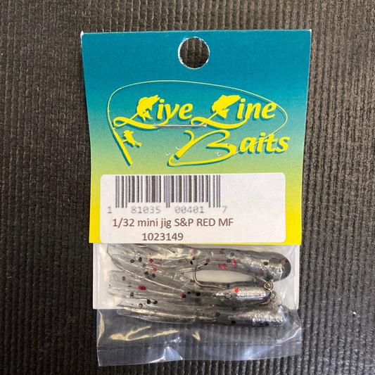 Live line Baits minim jig S/P Red