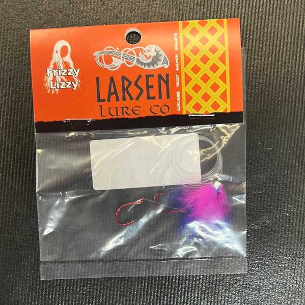 Larsen Lure Co. Frizzy Lizzy Pink and Purple