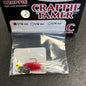 Team Crappie Jig 1/16oz "White Red White"