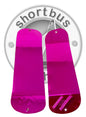 Shortbus 11" Chrome Dipped flashers (Mirror Pink)