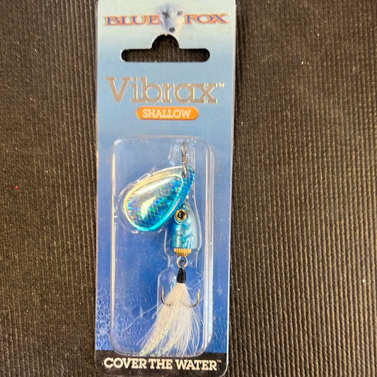 Blue Fox Vibrax Shallow 3/16oz Blue