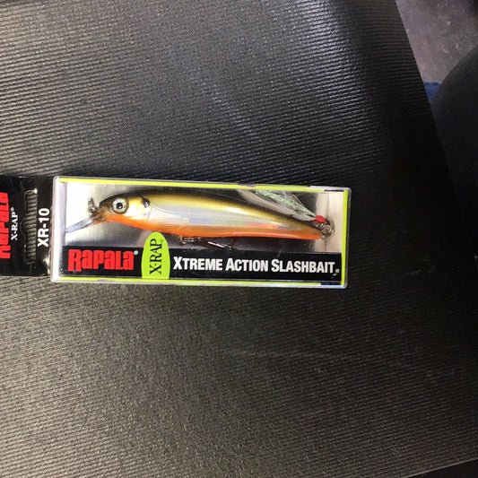 Rapala x-rap jerk bait 4” Tennessee olive Shad suspending