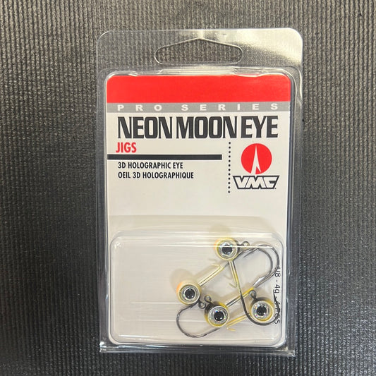 VMC Neon Moon Eye Jig 1/8oz Yellow Perch