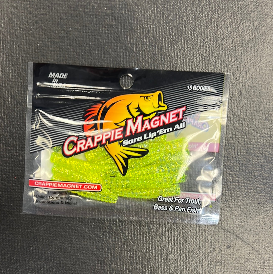 Crappie Magnet "Chartreuse Silver Flash"