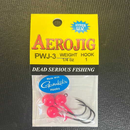 Hawken Aerojig 1/4oz jig head Cerise