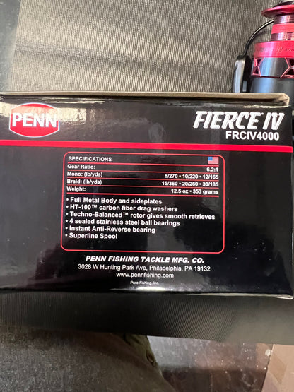 Penn Fierce IV 4000 Spinning Reel