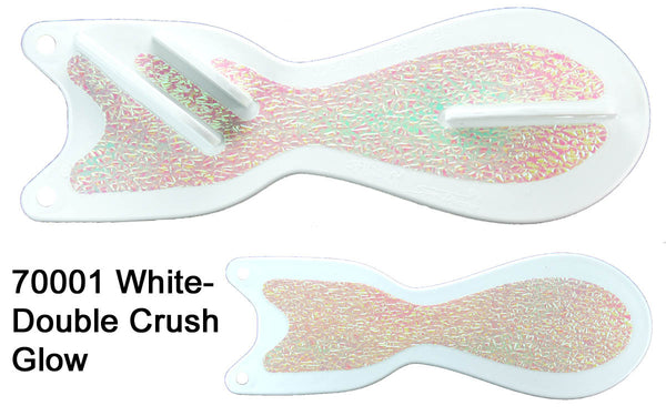 8" White- Double Crush Glow