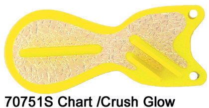 Spin Doctor 6" Chartreuse Crush Pearl Glow