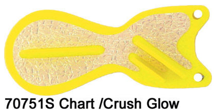 Spin Doctor 6" Chartreuse Crush Pearl Glow