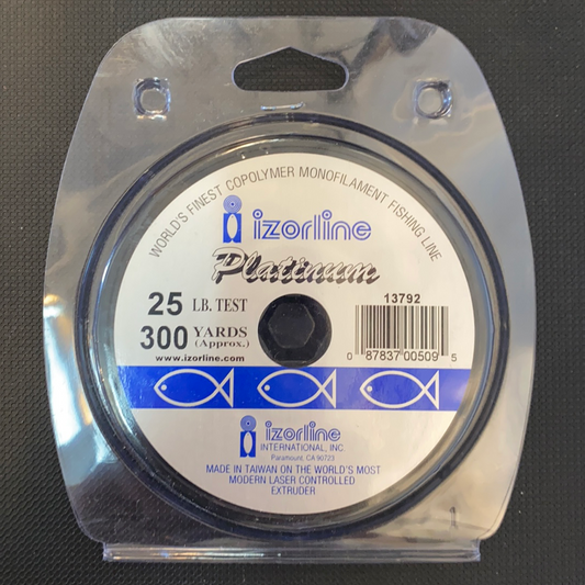 Izorline  Platinum Green 25lb test 300Yds