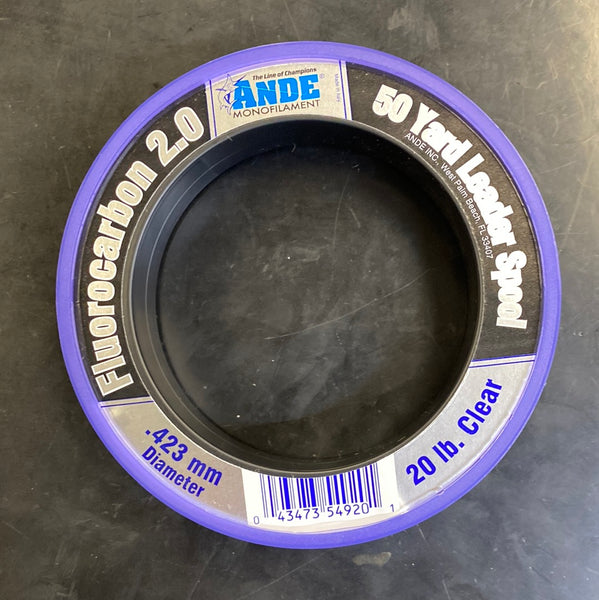 Ande Fluorocarbon 2.0 20lb Clear