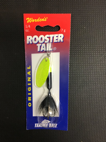 Rooster Tail 1/4oz  (Black Chartreuse)