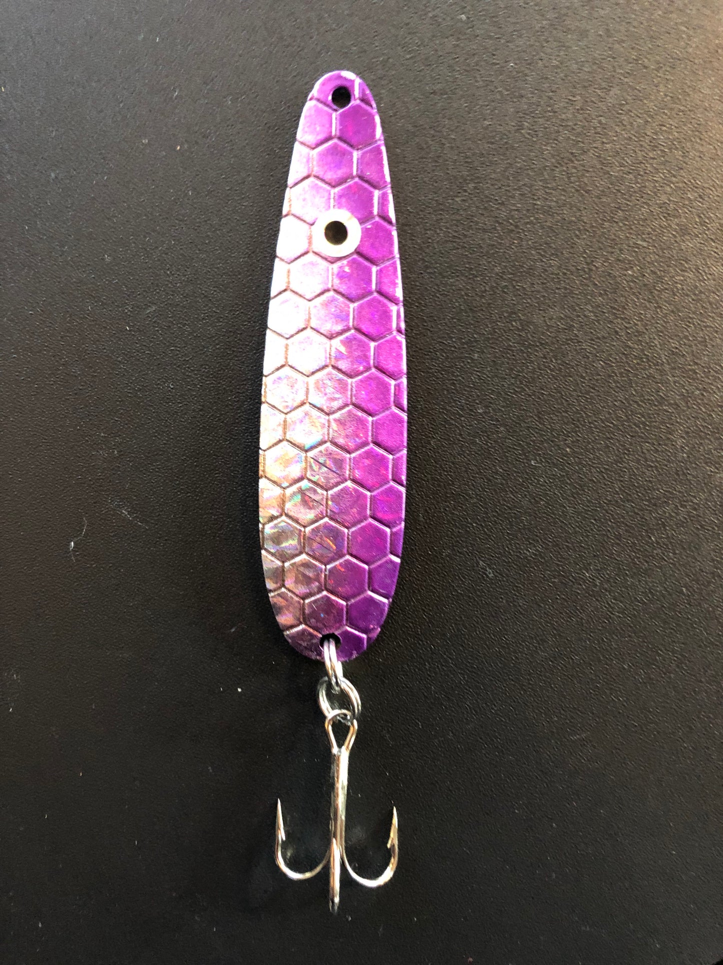 High Flash Trolling Spoon Purple