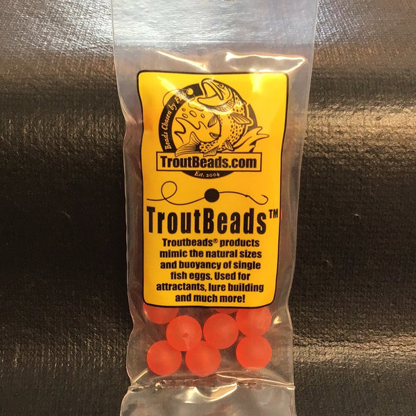 Trout Beads 10mm (Natural Roe) 30ct