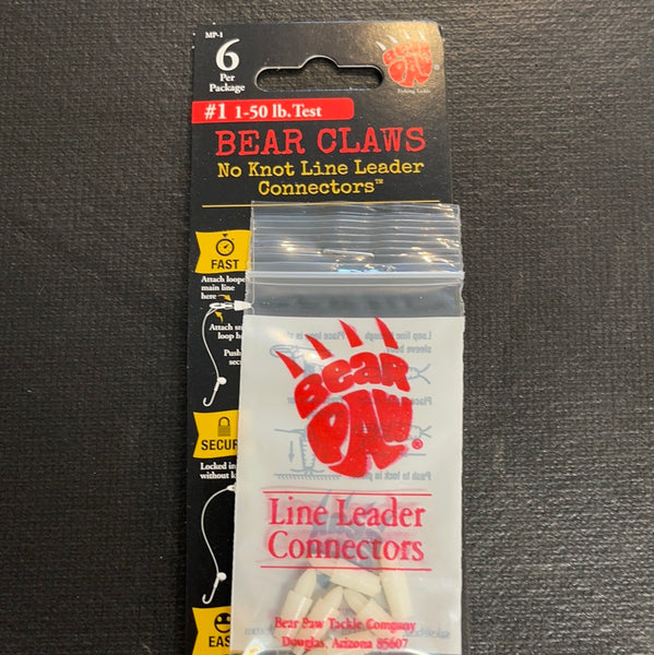 Bear paw line connectors for