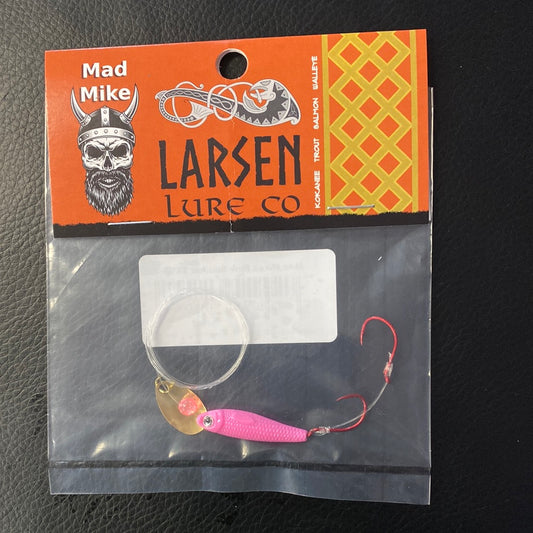 Larsen Lure Mad Mikes Pink Spinner