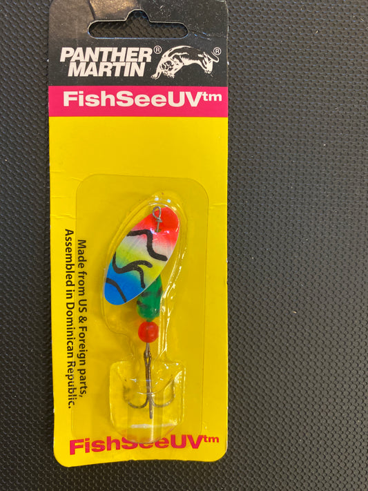 Panther Martin 1/4oz UV red/white/blue