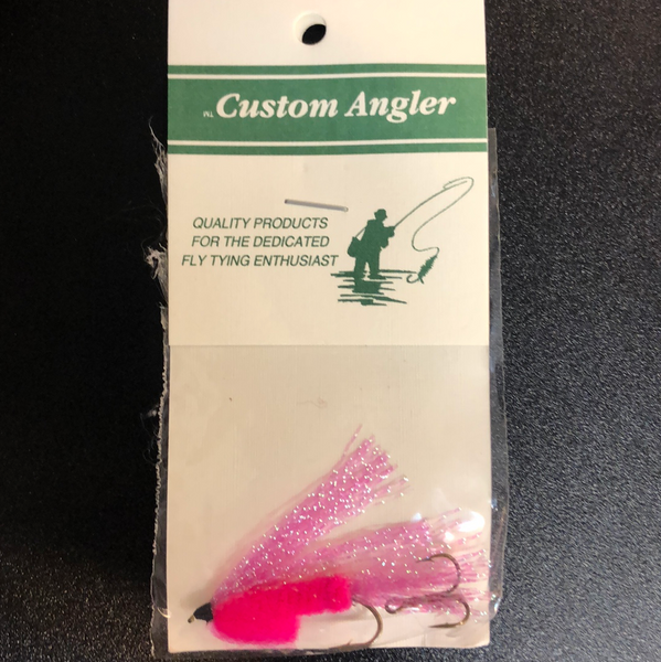 Custom Angler  (fluorescent pink fly)