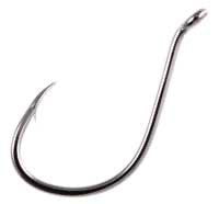 OWNER SSW W/CUTTING PT HOOK BLK(10), 4(up eye,forged shank,reversed-bend pt)