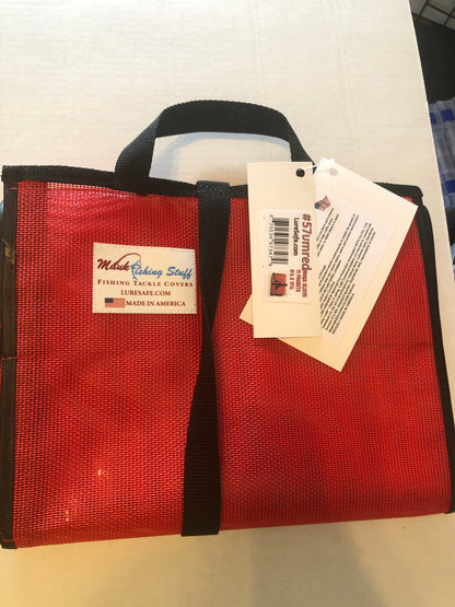 Mauk fishing 11 pocket mega flasher sleeve. (Red)