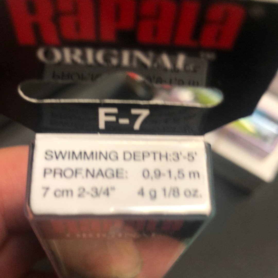 Rapala F-7 Hot Steel