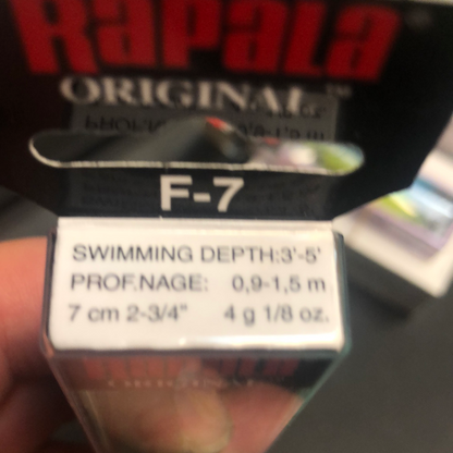 Rapala F-7 Hot Steel