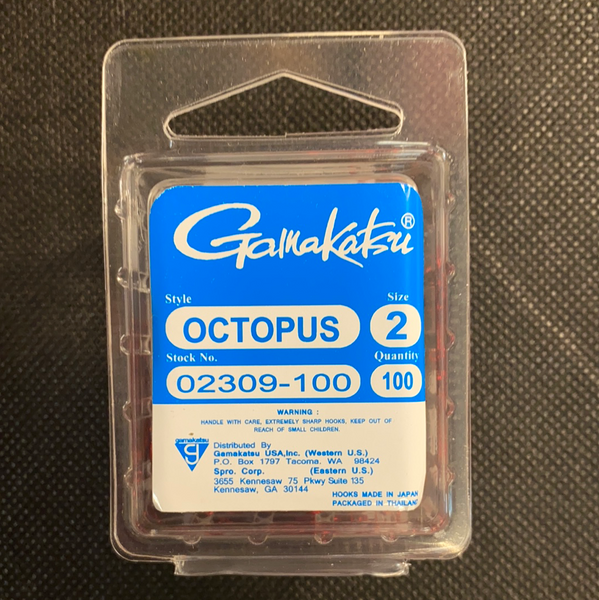 Gamakatsu 2 Octopus (Red)