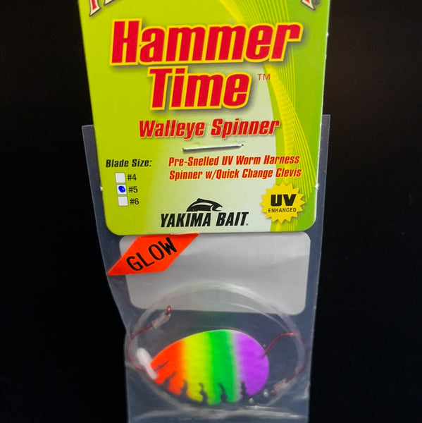 Hildebrandt hammer time walleye spinner parrot