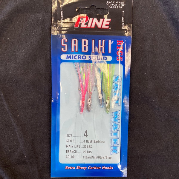 P Line Sabiki Rig Micro Squid size 4