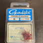 Gamakatsu #6 round bend treble (red)