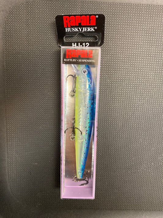 Rapala HJ-12 Husky Jerk Glass Blue Minnow