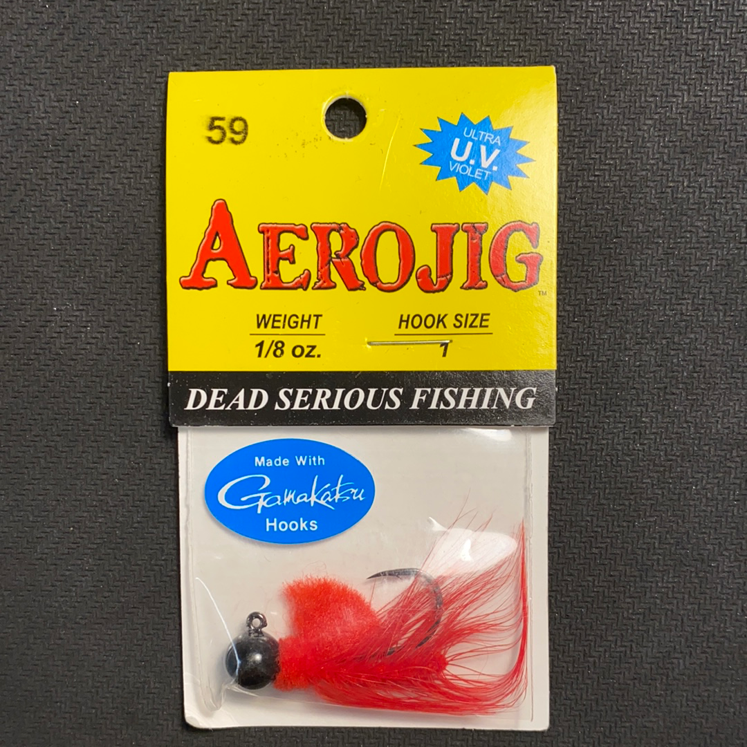 Aero Jig 1/8oz Red/Black – Superfly Flies