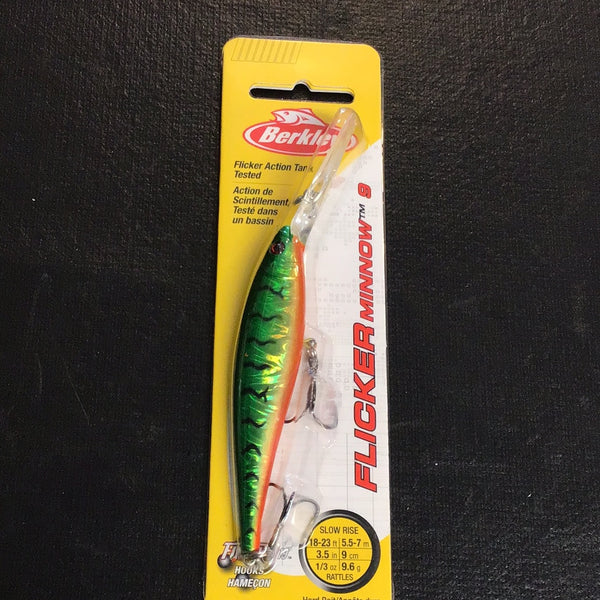 Berkley Flicker Minnow 9 Slick Fire Tiger