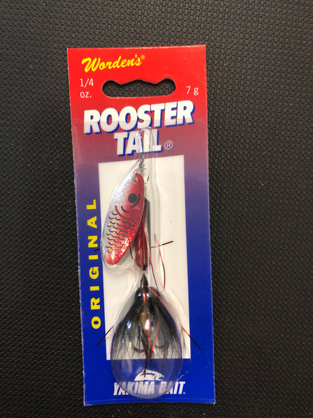 Rooster Tail 1/4oz black tinsel