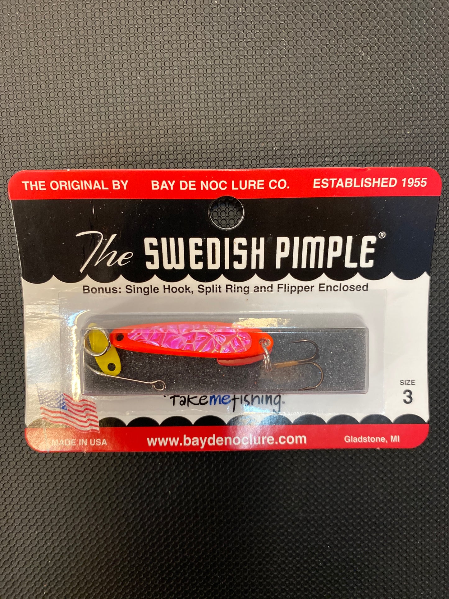Swedish Pimple size 3 Orange Ice