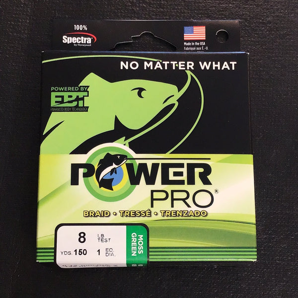 Power Pro 8lb moss green