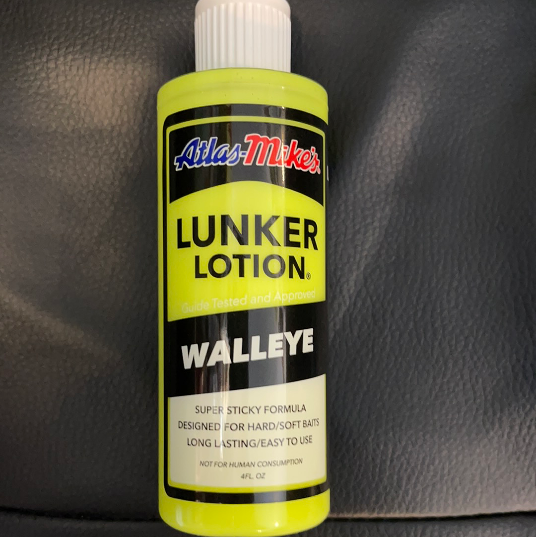 Atlas Mikes lunker lotion walleye