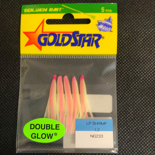 Gold Star 1.2” dbl glow pink stripe