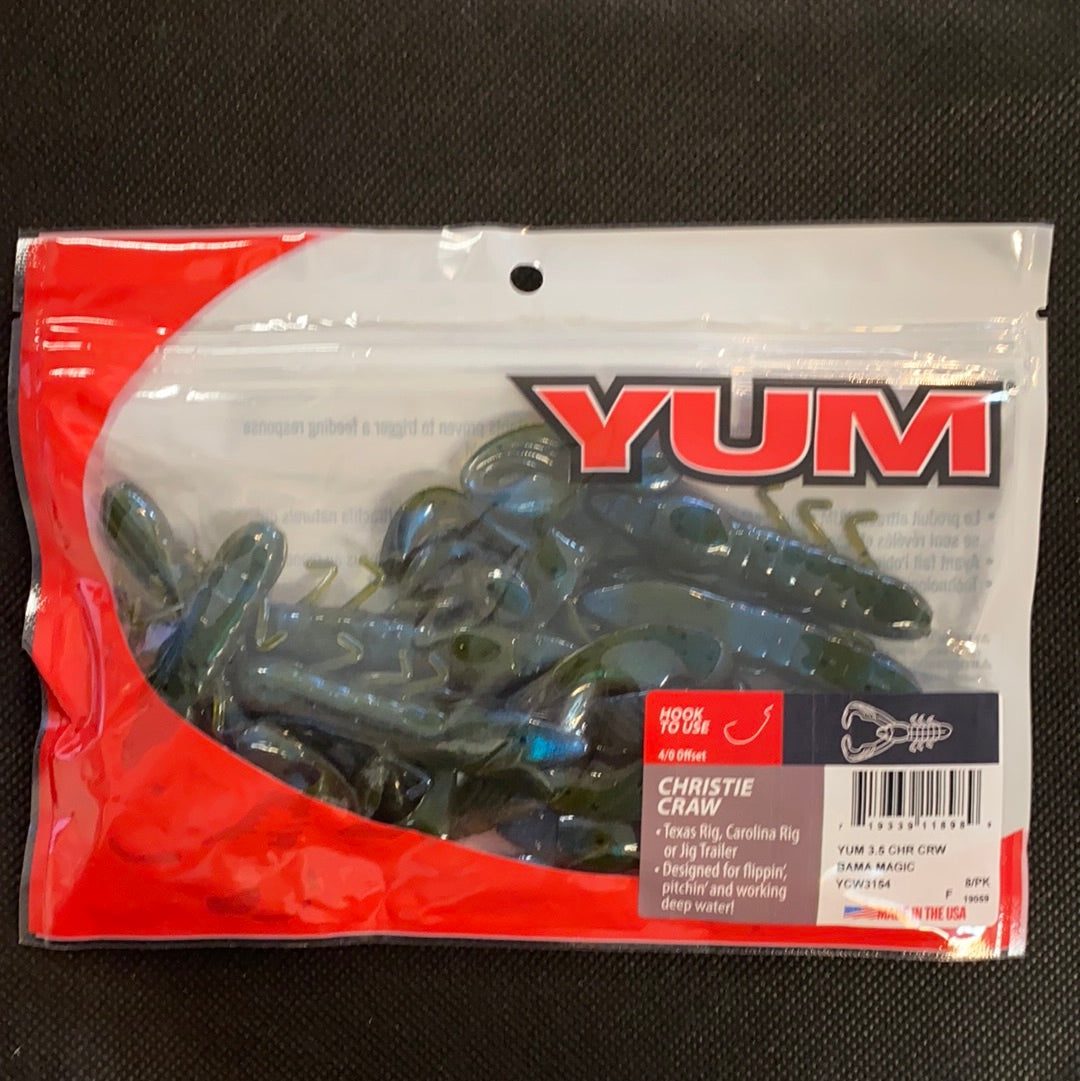 Yum Christie Craw 3.5" Bama Magic