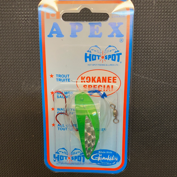 Apex 1.5 Kokanee Special #87K (Florescent Green)