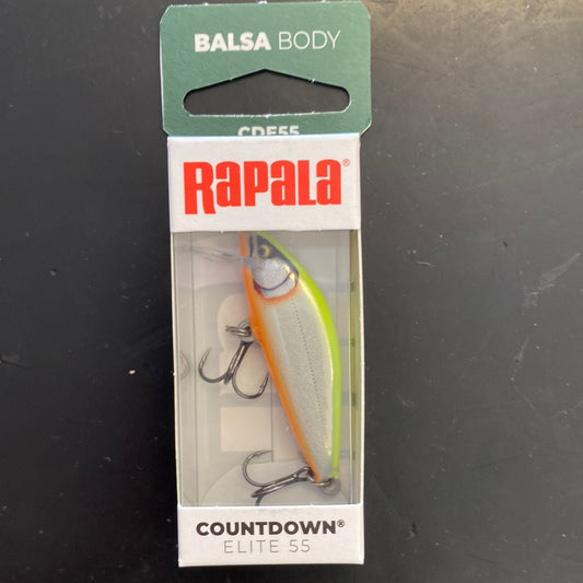 Rapala Countdown Elite 55 Gilded Chartreuse Orange Belly