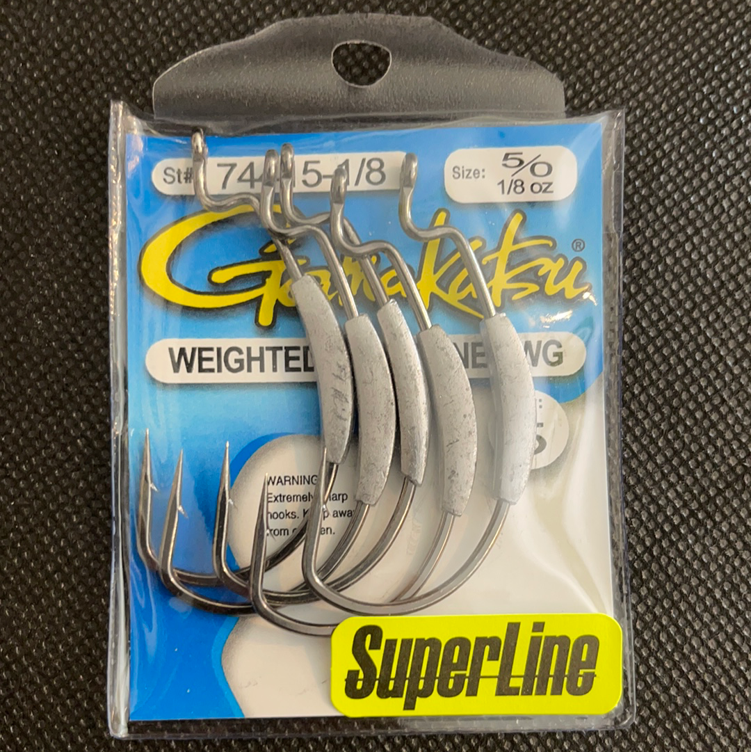 Gamakatsu weighted superline EWG 5/0