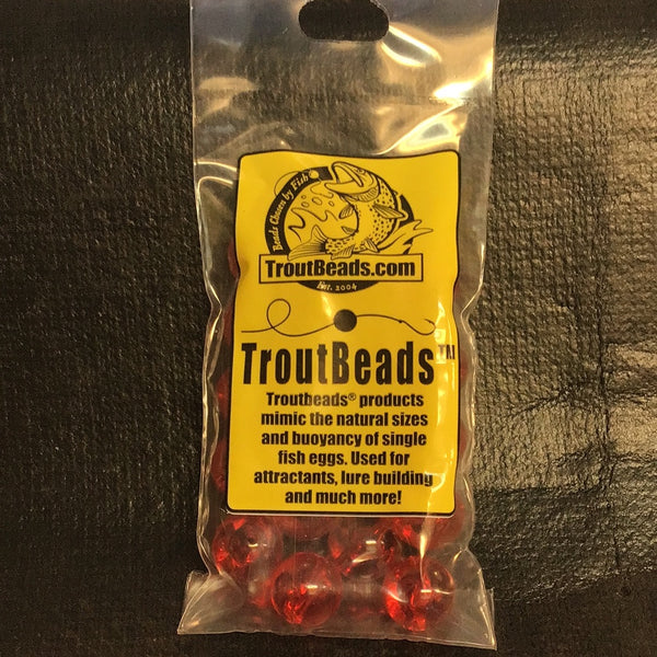 Trout Beads 12mm (Ruby Roe) 20ct