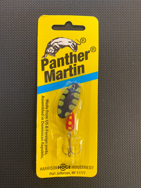Panther Martin 1/4oz Black/red/yellow