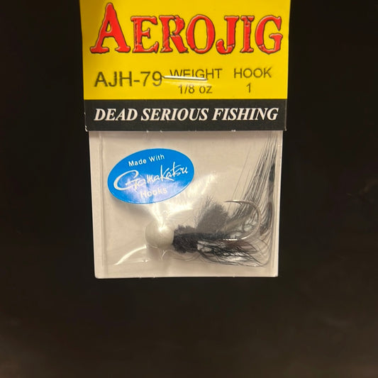 Aerojig 1/8oz white black