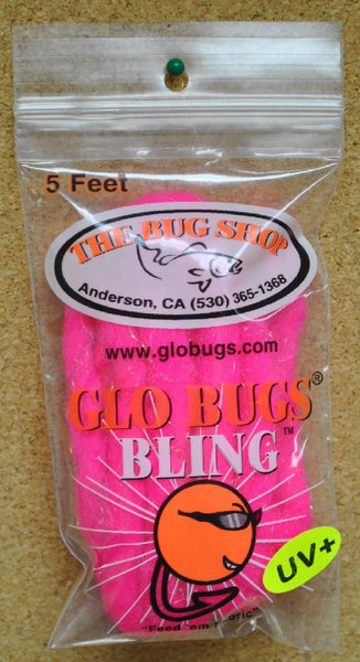Glo Bug blink yarn cerise
