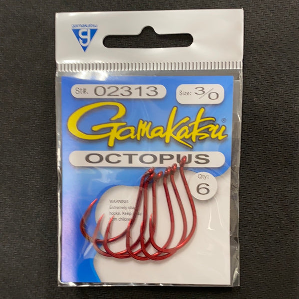 Gamakatsu octopus red size 3/0