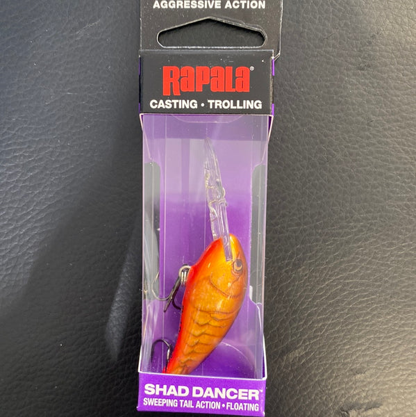 Rapala Shad Dancer 4 Dark Brown Crawdada