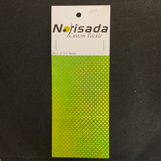 Norisada Custom Tackle Chartreuse Scale